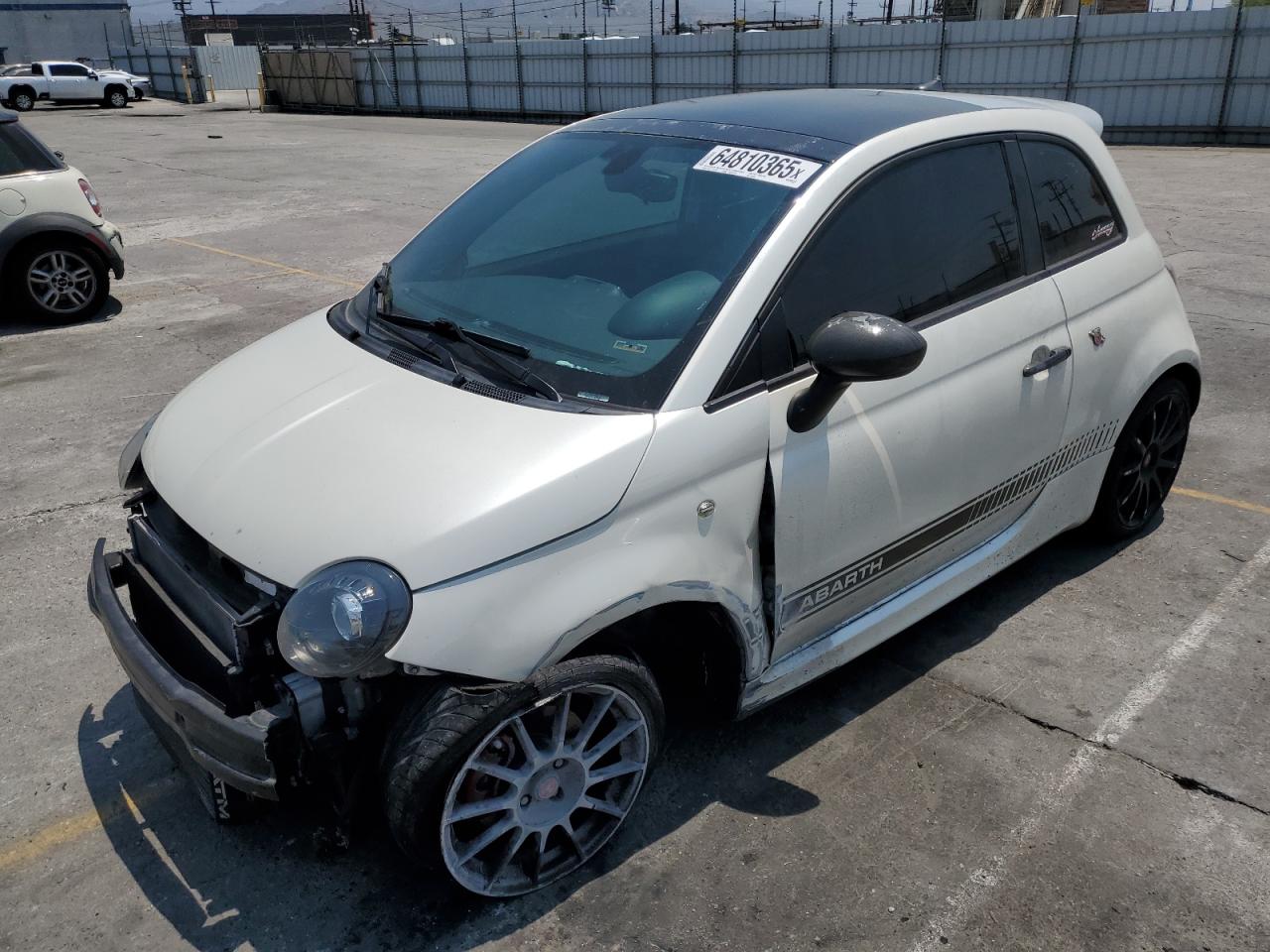 2017 FIAT 500 Abarth, VIN 3C3CFFFH4HT648049 — Front end