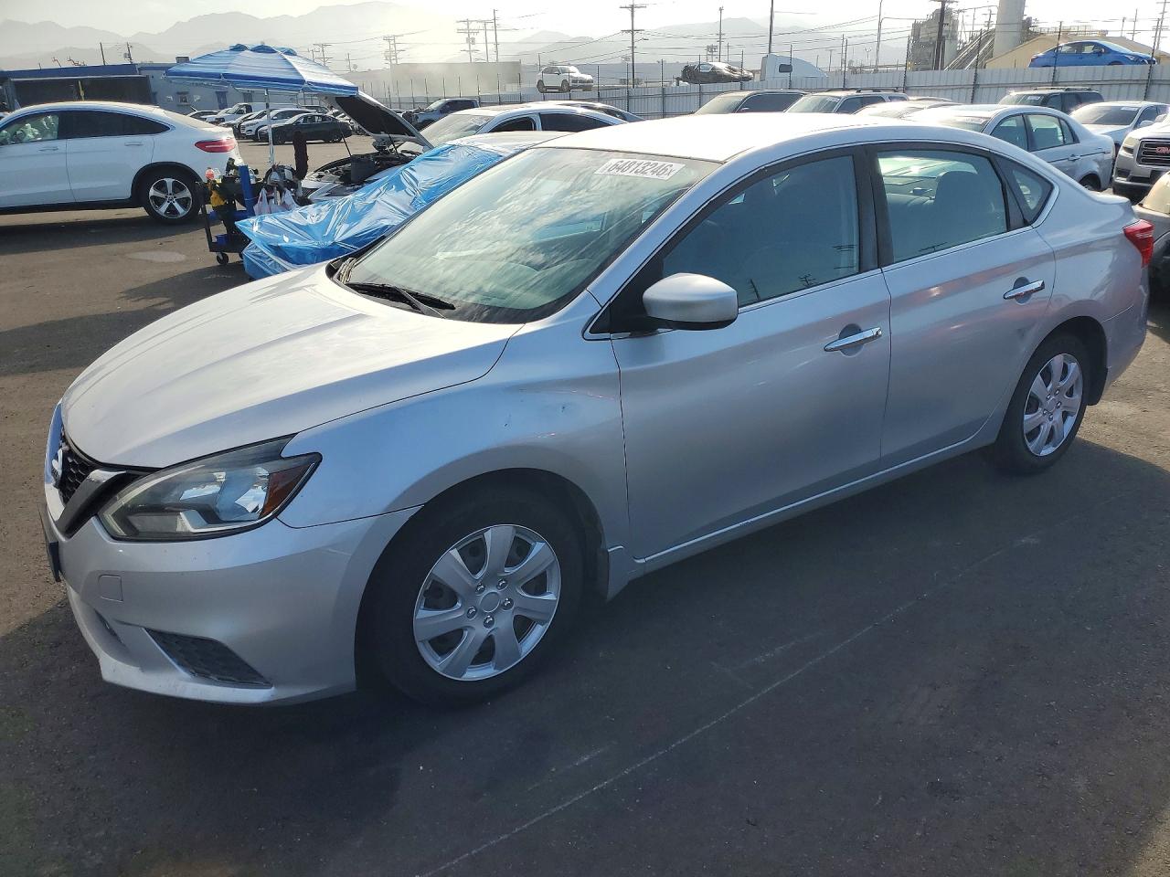 2017 Nissan Sentra SV, VIN 3N1AB7AP1HY227284 — Side