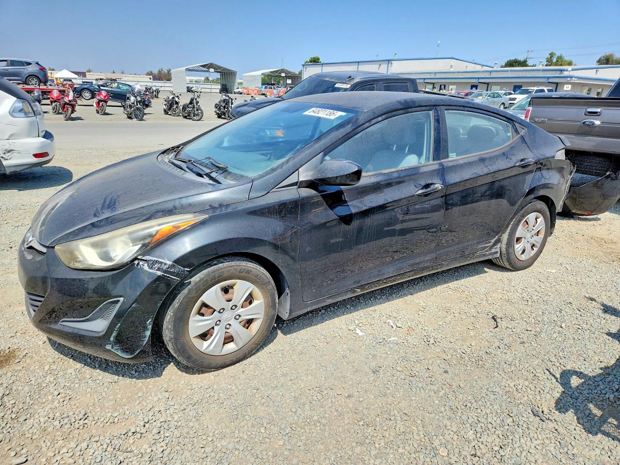 2016 Hyundai Elantra Value Edition, VIN KMHDH4AE5GU618795 — Rear end