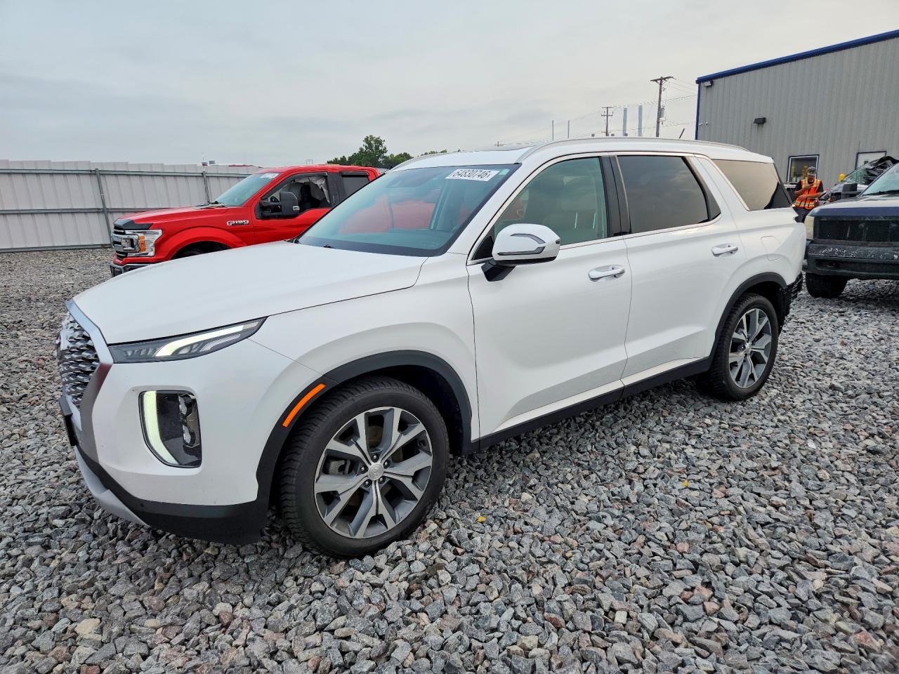 2020 Hyundai Palisade SEL, VIN KM8R4DHE5LU126236 — Rear end