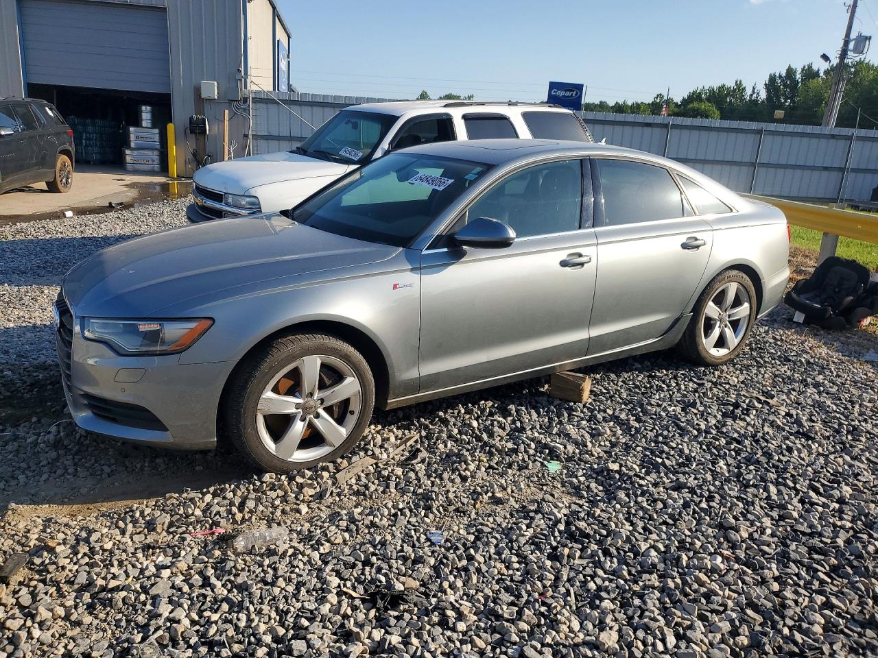 2012 Audi A6 Premium Plus, VIN WAUGGBFC1CN067086 — Front end