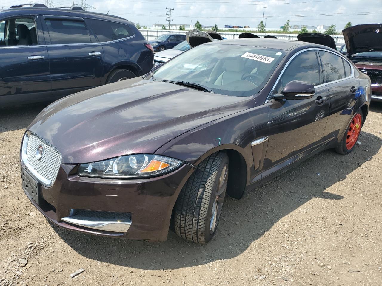 2015 Jaguar XF Portfolio, VIN SAJWJ0FF2F8U67953 — Rear end