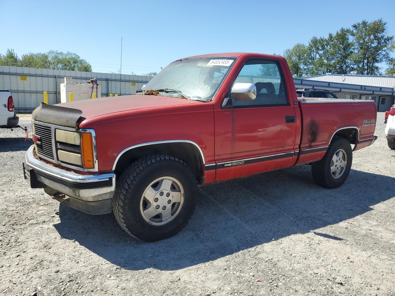 1992 GMC Sierra 1500, VIN 1GTEK14K3NZ517250 — Front end