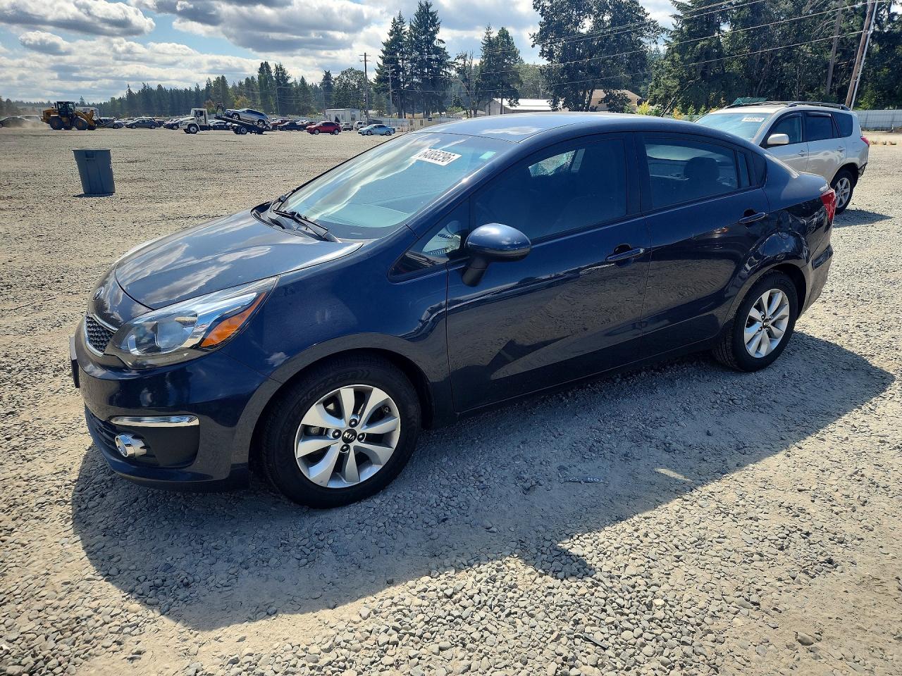 2016 Kia Rio EX, VIN KNADN4A38G6569833 — Front end