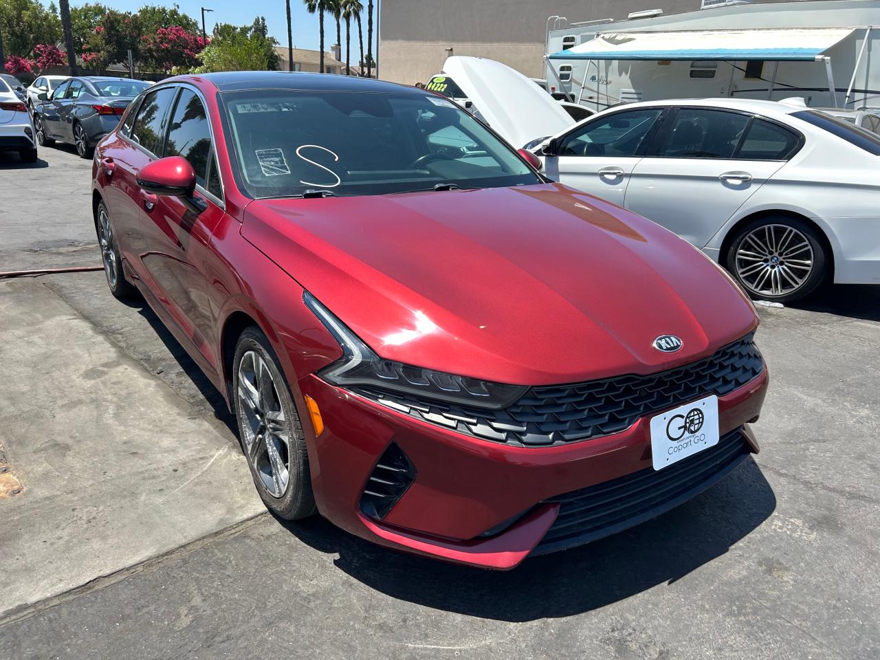 2021 Kia K5 EX, VIN 5XXG34J22MG005086 — Minor dents and scratches