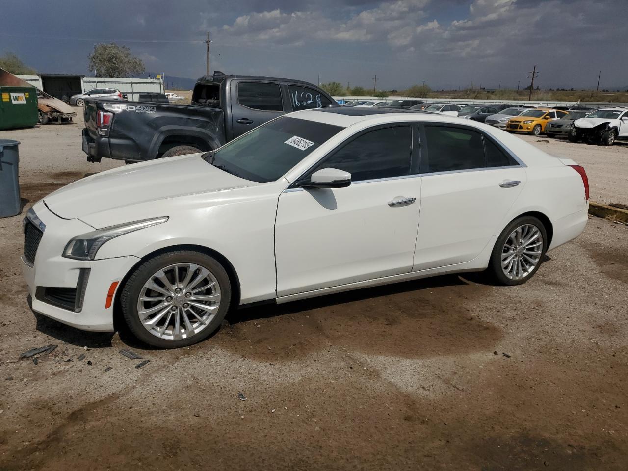 2015 Cadillac CTS Luxury RWD, VIN 1G6AR5SXXF0117422 — Prior damage history