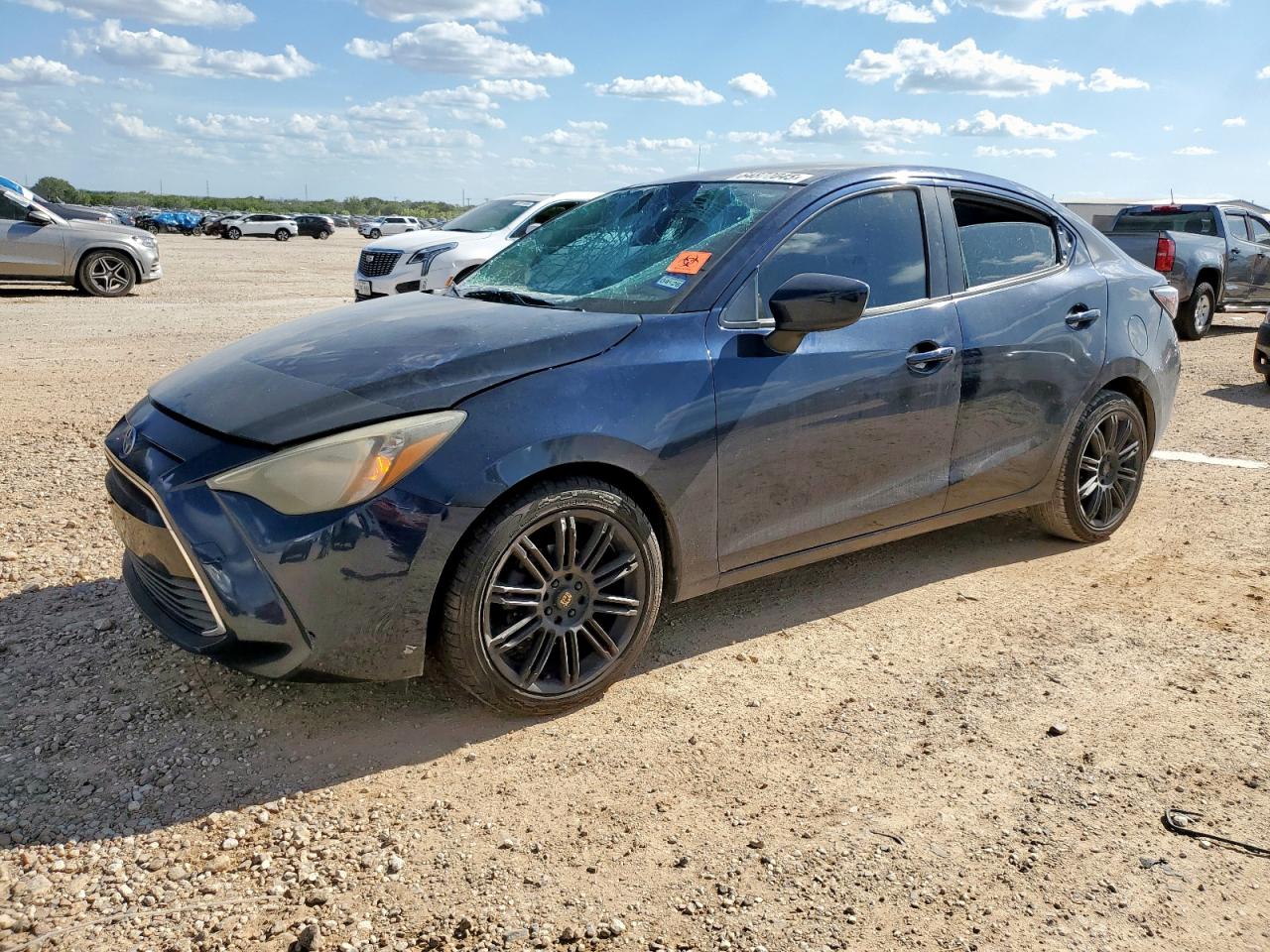 2016 Scion iA, VIN 3MYDLBZV1GY105375 — Vandalism