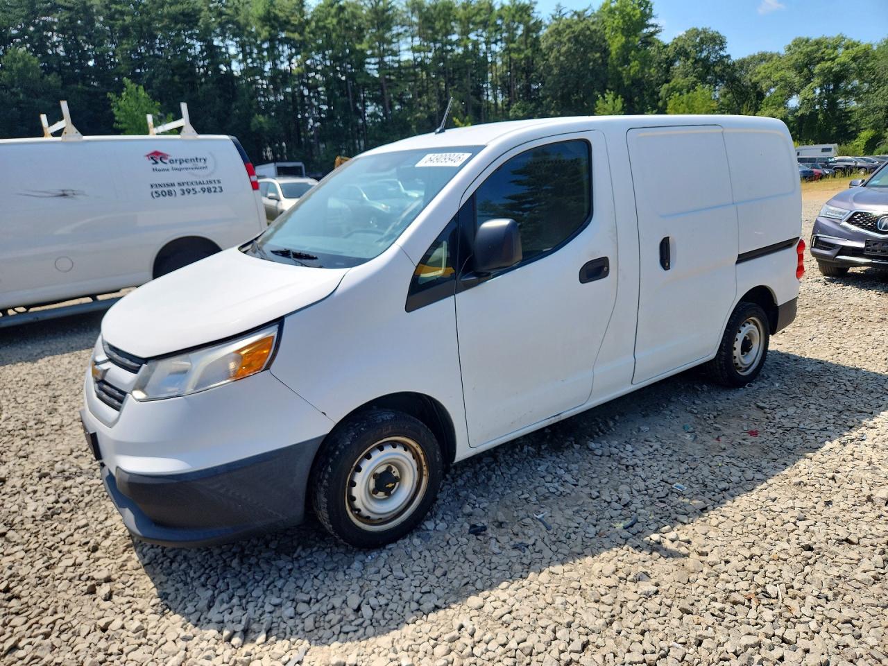 2015 Chevrolet City Express Cargo LT, VIN 3N63M0ZN1FK729820 — Vandalism