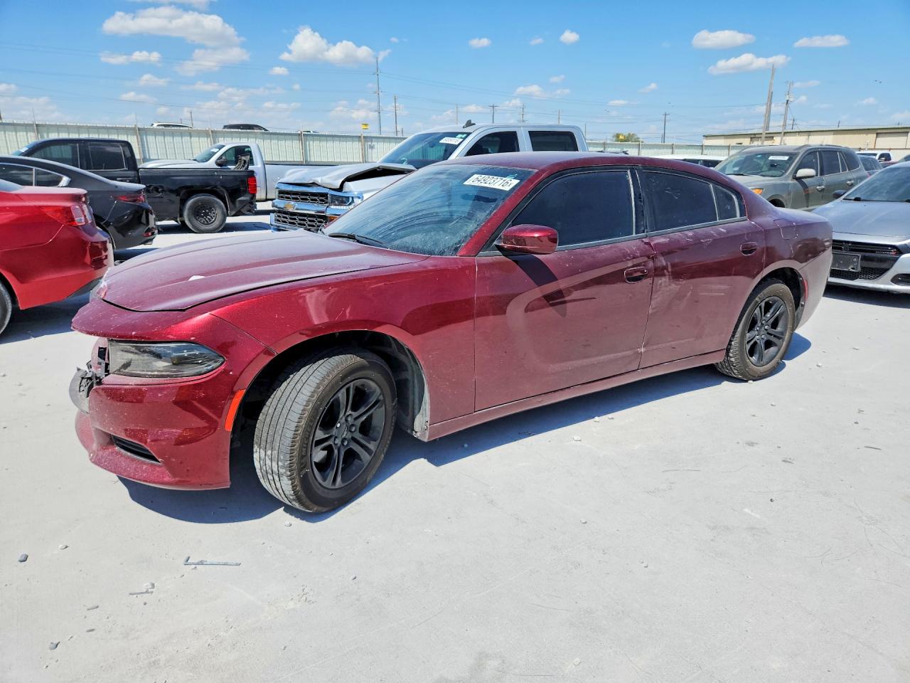 2019 Dodge Charger SXT, VIN 2C3CDXBG5KH754891 — Front end