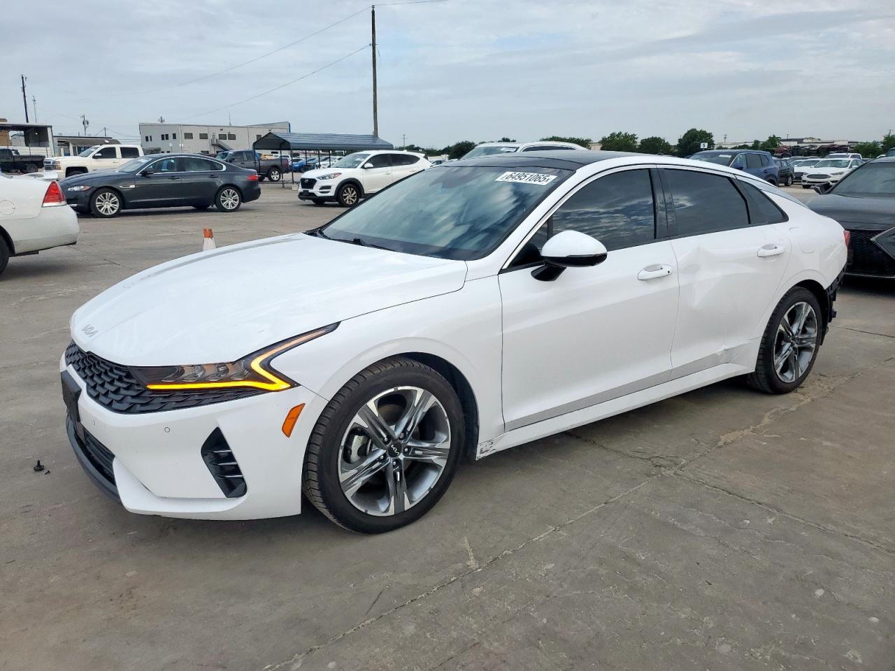 2022 Kia K5 EX, VIN 5XXG34J29NG146576 — Rear end