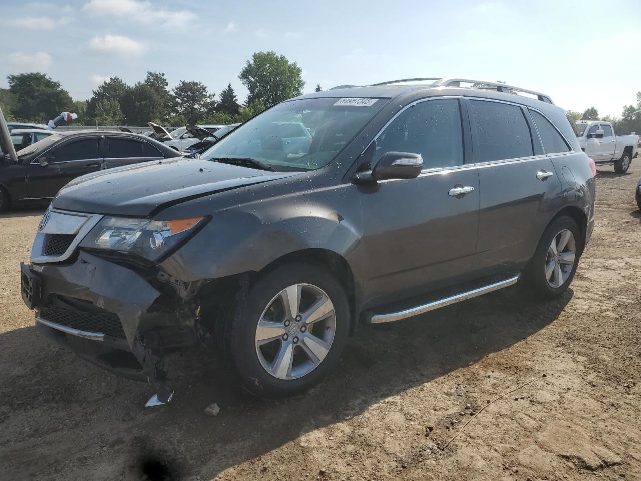2012 Acura MDX Technology, VIN 2HNYD2H3XCH512800 — Front end