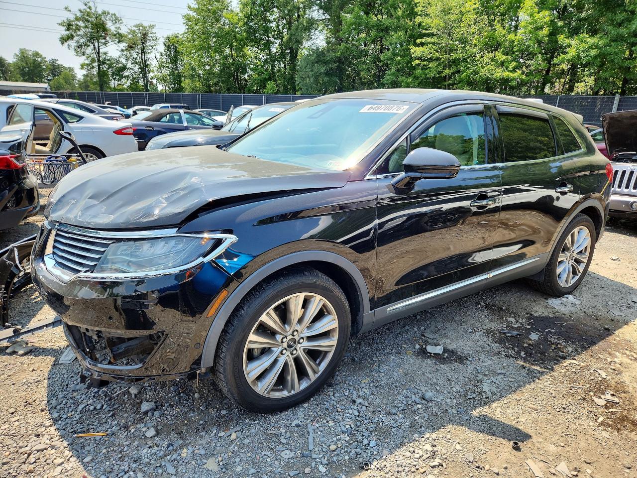 2016 Lincoln MKX Reserve, VIN 2LMTJ8LP2GBL67492 — Перед