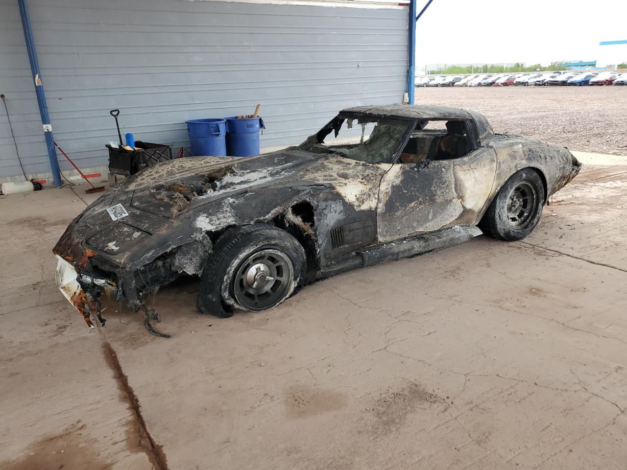 1980 Chevrolet Corvette, VIN AZ400994 — Burn
