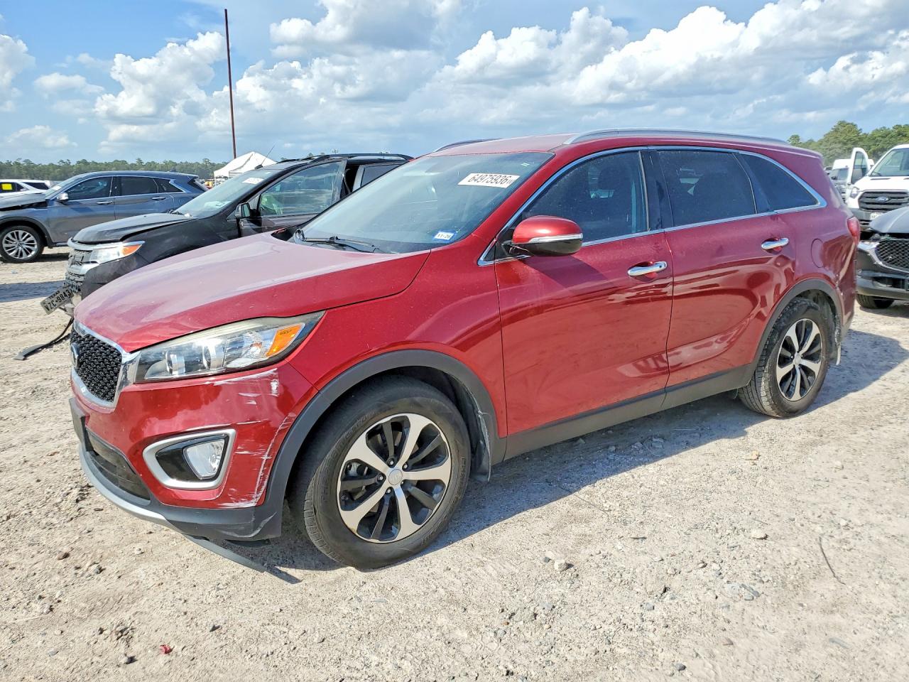 2017 Kia Sorento EX, VIN 5XYPH4A51HG232430 — Перед