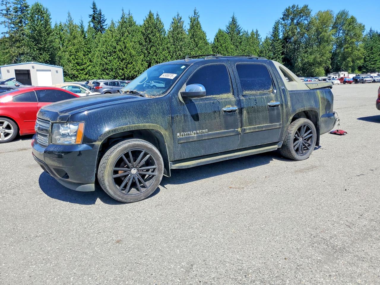 2008 Chevrolet Avalanche 3LT, VIN 3GNFK12348G161192 — Rear end