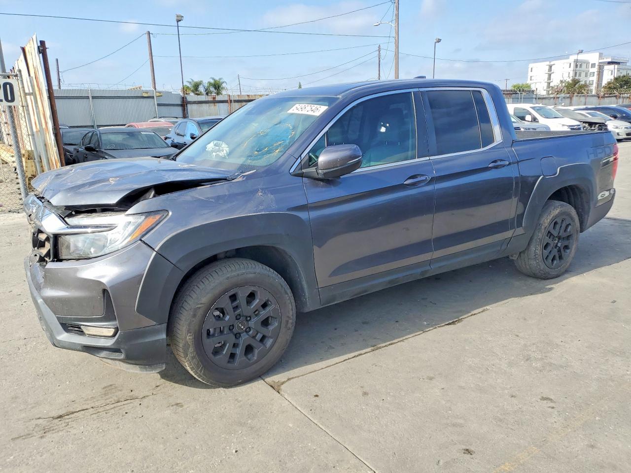 2023 Honda Ridgeline RTL, VIN 5FPYK3F54PB039730 — Front end