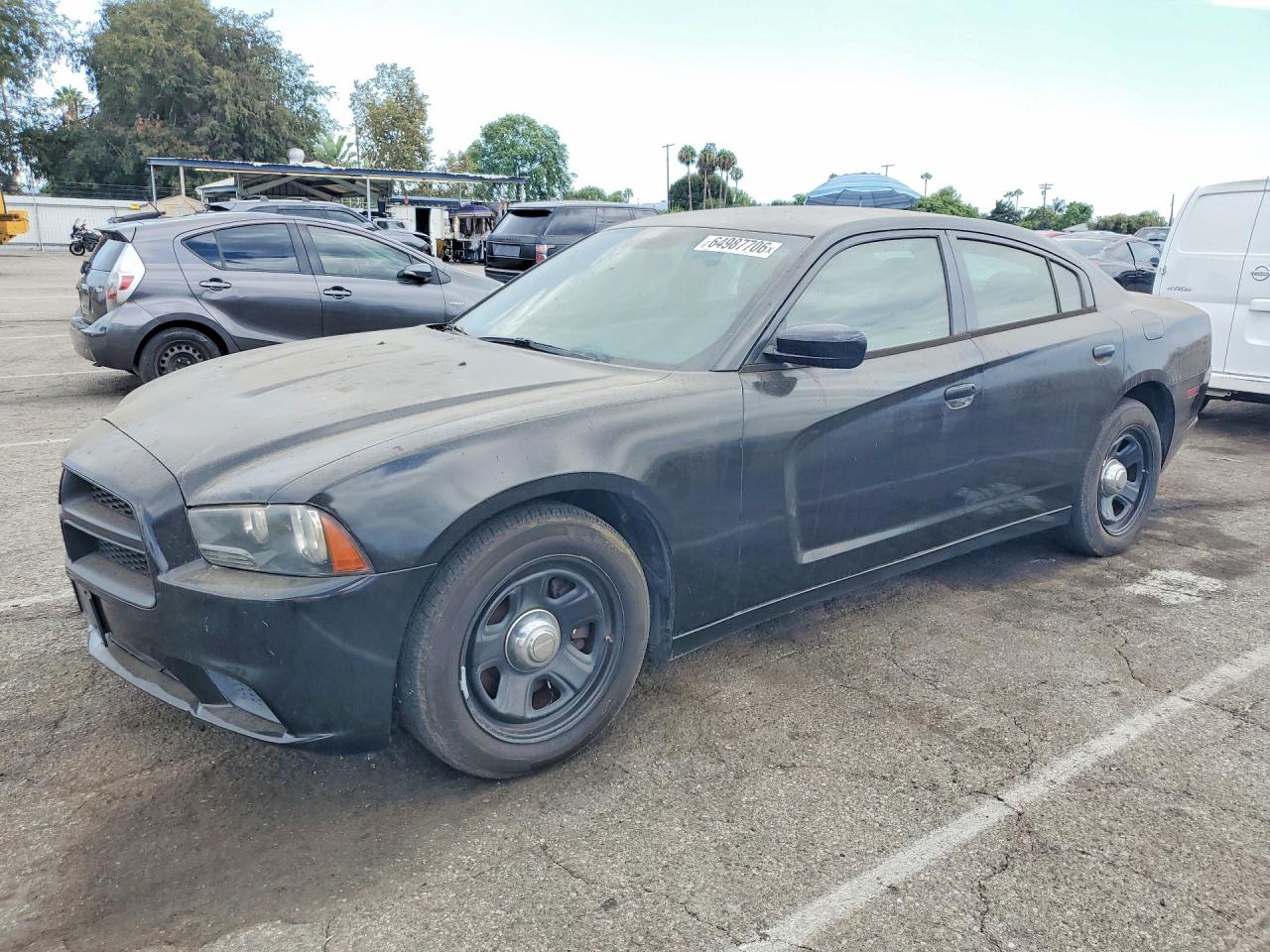 2014 Dodge Charger Police, VIN 2C3CDXATXEH191047 — Вандализм
