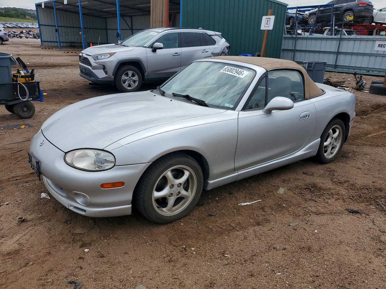 2000 Mazda MX-5 Miata, VIN JM1NB3531Y0155446 — Мелкие вмятины и царапины