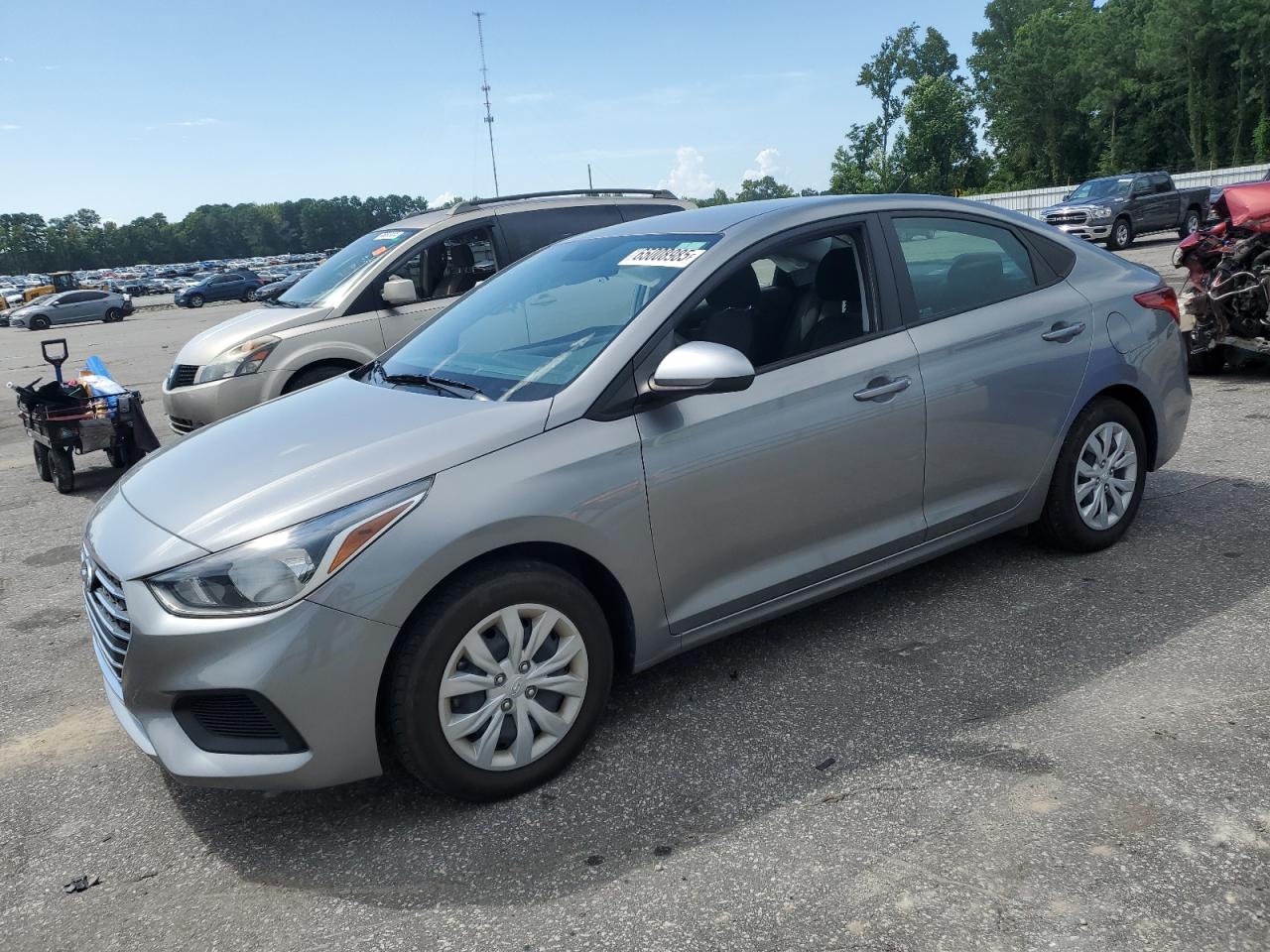 2022 Hyundai Accent SEL, VIN 3KPC24A68NE176066 — Side