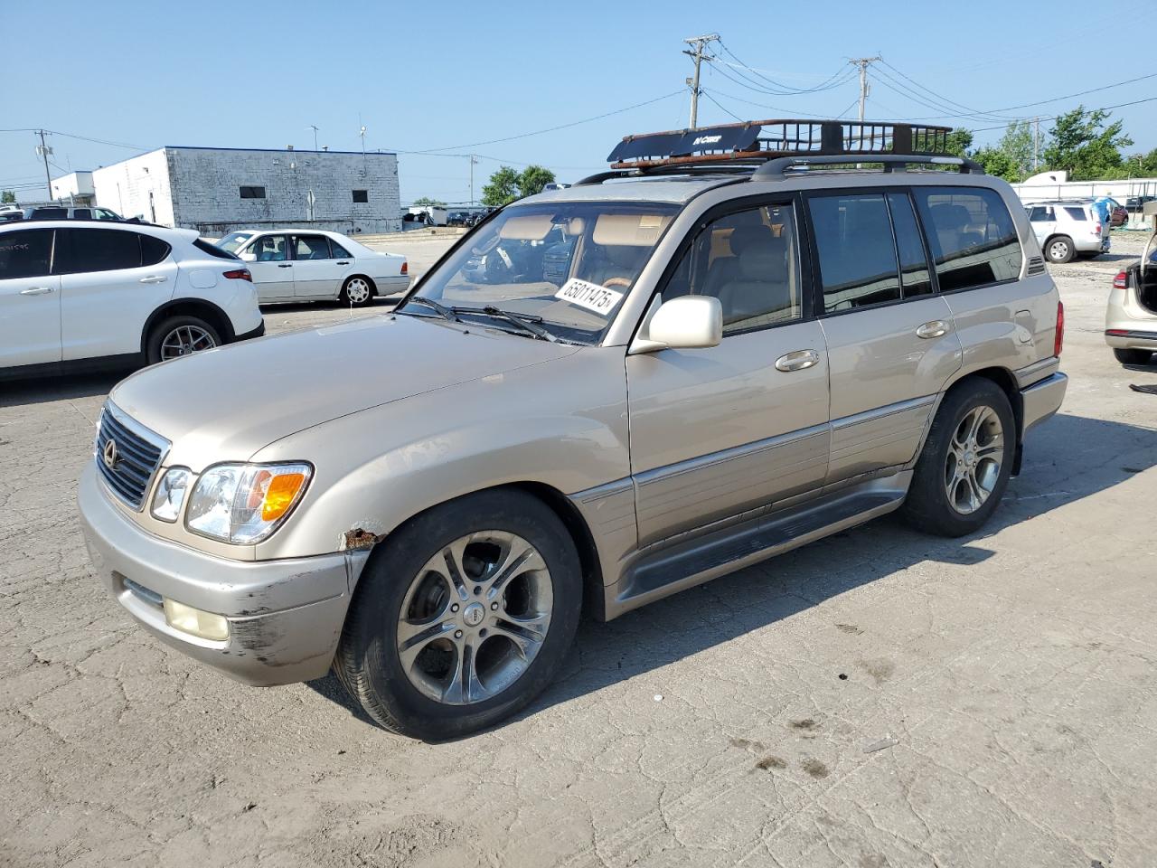1998 Lexus LX 470, VIN JT6HT00W2W0015288 — Мелкие вмятины и царапины
