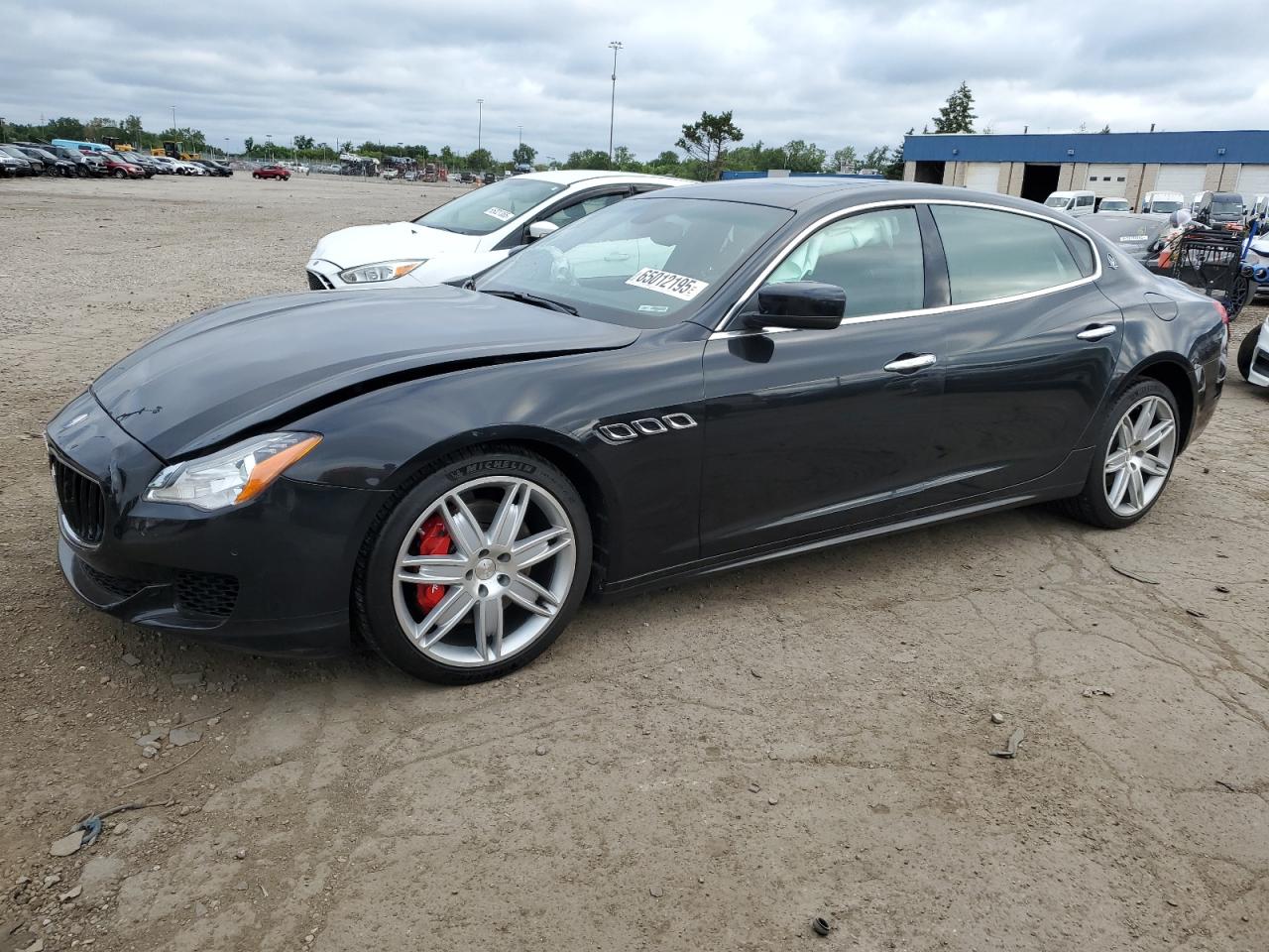 2014 Maserati Quattroporte S Q4, VIN ZAM56RRA4E1084048 — Front end