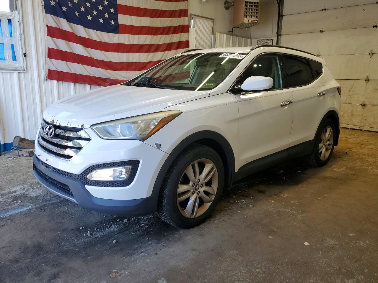 2013 Hyundai Santa Fe Sport, VIN 5XYZU3LA3DG048416 — Minor dents and scratches