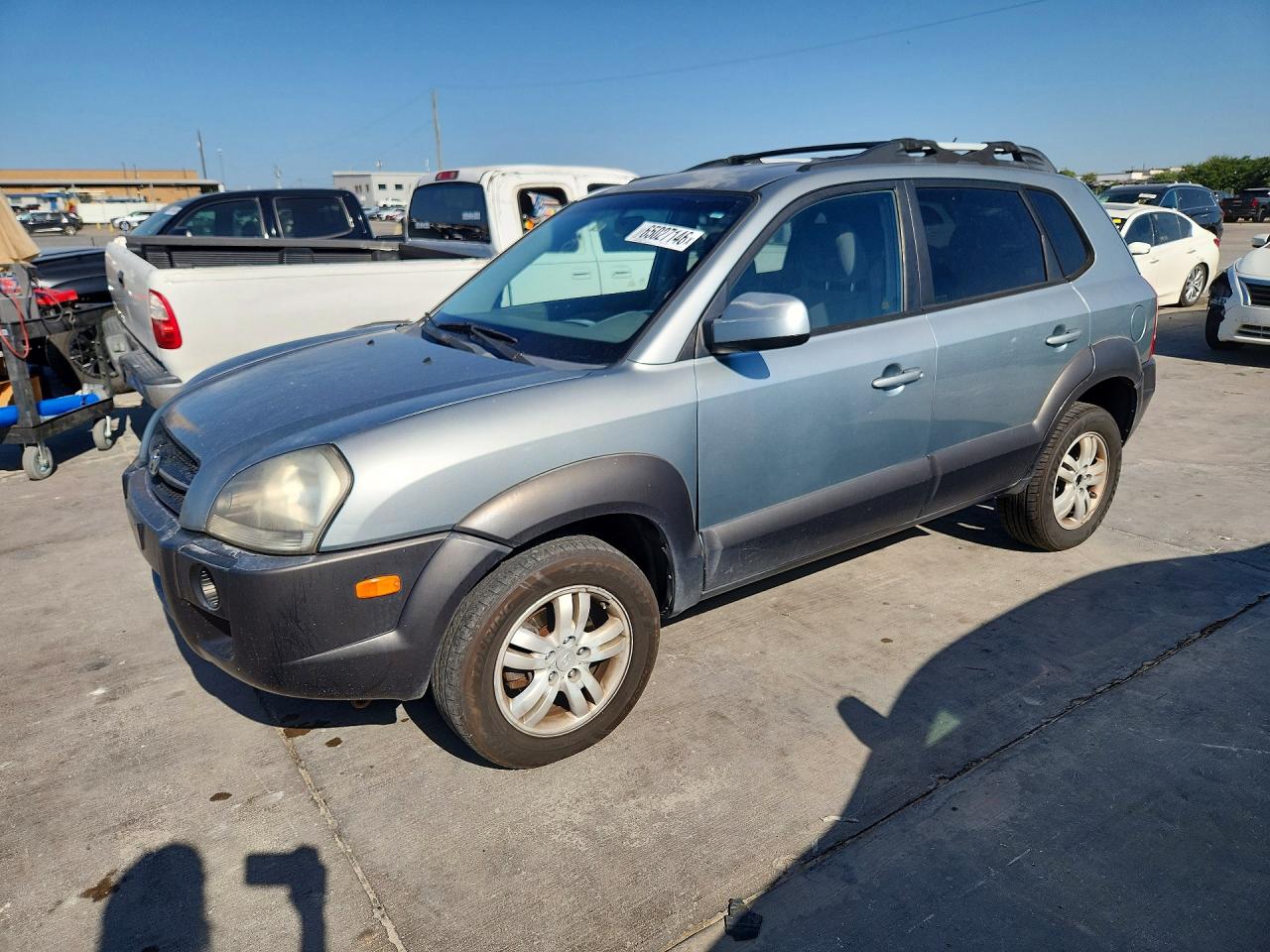 2006 Hyundai Tucson GLS, VIN KM8JN72D26U411167 — Зад