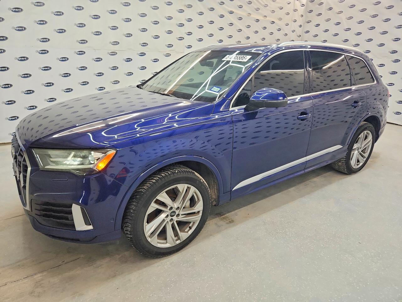 2021 Audi Q7 Premium Plus, VIN WA1LJAF75MD025263 — Вода / потоп