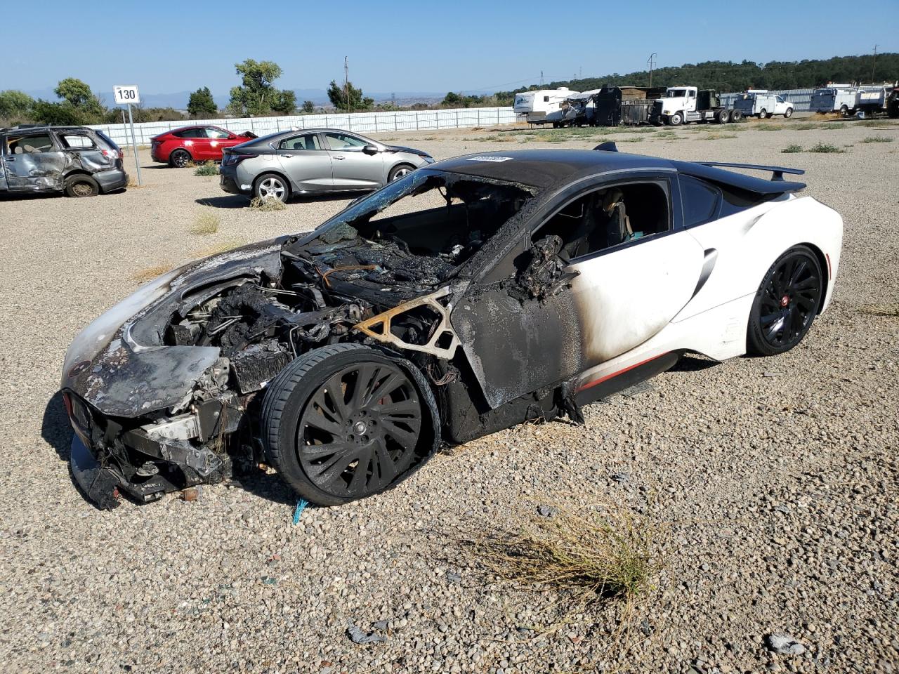 2016 BMW i8, VIN WBY2Z2C53GV675404 — Пожар