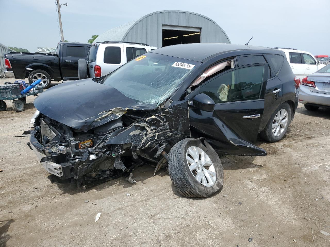 2012 Nissan Murano SL, VIN JN8AZ1MWXCW225983 — Front end