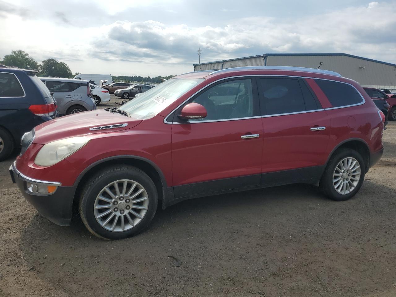 2012 Buick Enclave Leather, VIN 5GAKRCED4CJ181227 — Front end