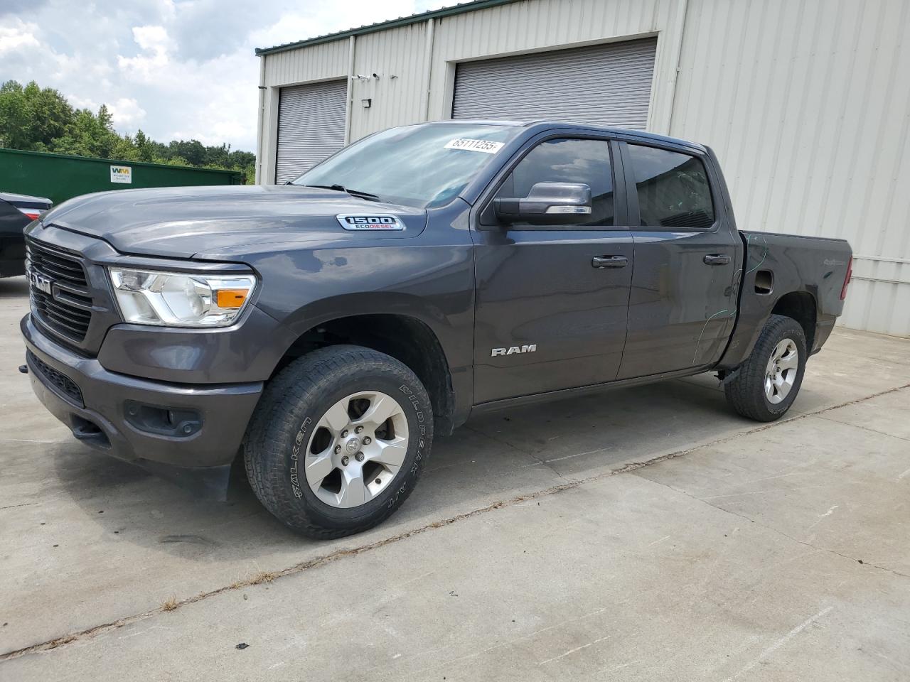 2020 Ram 1500 Big Horn, VIN 1C6SRFFM2LN359196 — Повреждение рамы
