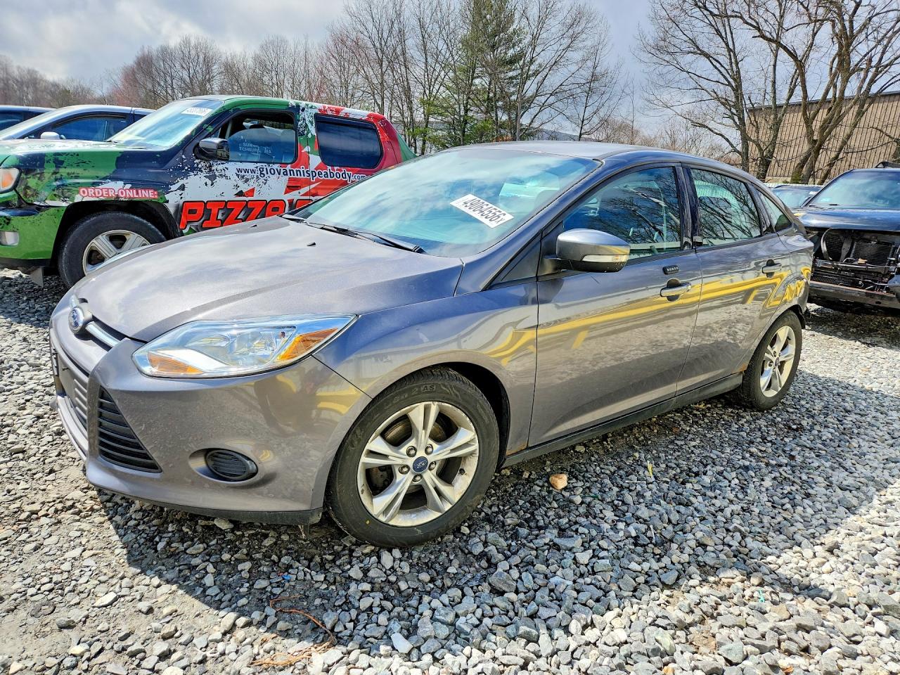 2014 Ford Focus SE, VIN 1FADP3F2XEL261932 — Rear end