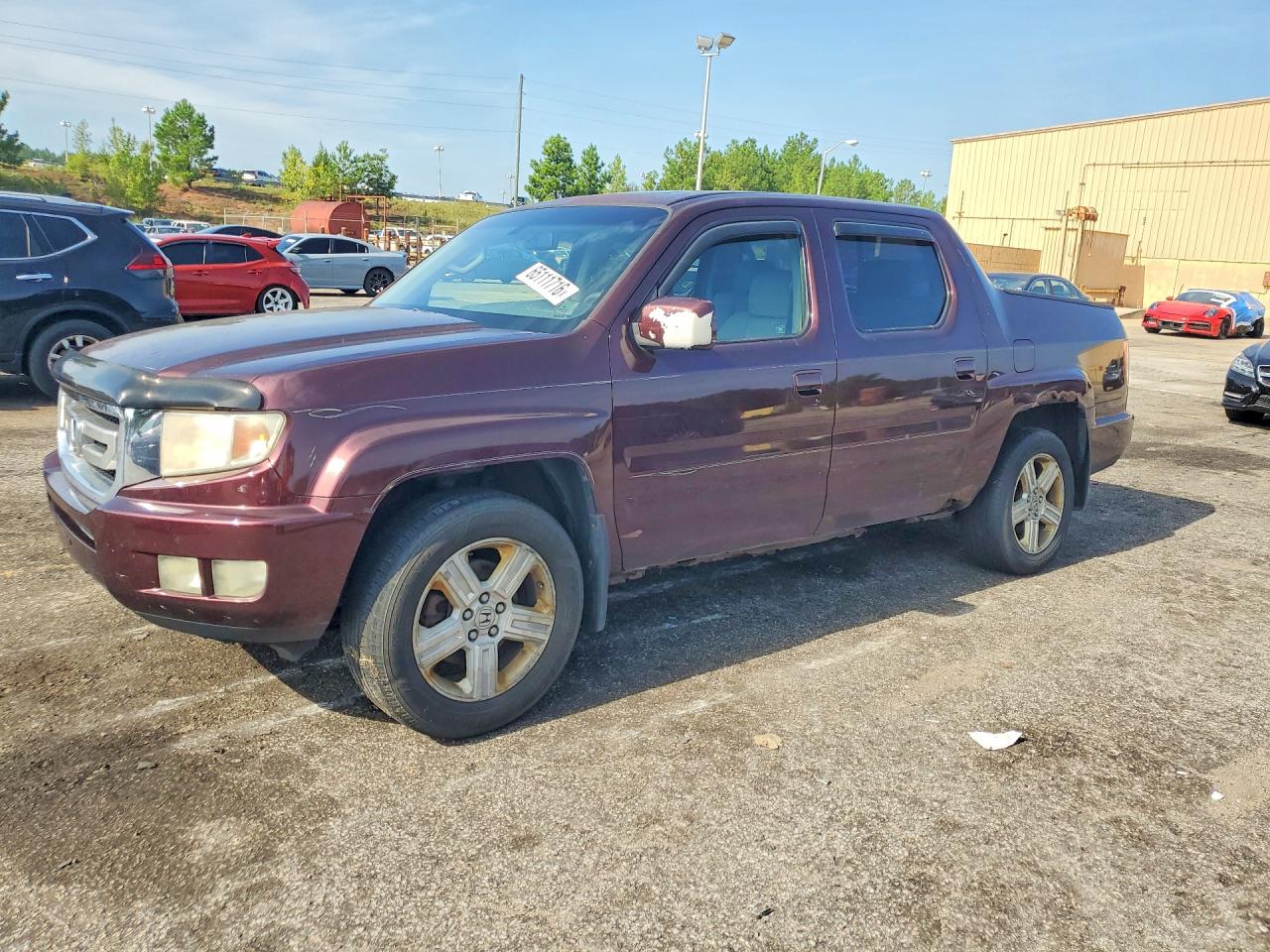 2009 Honda Ridgeline RTL, VIN 2HJYK16569H502862 — Перед