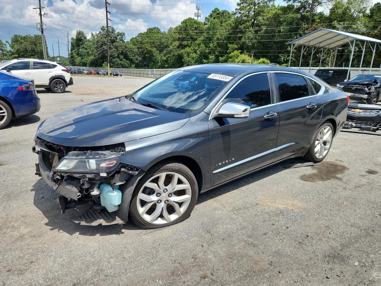 2015 Chevrolet Impala LTZ, VIN 2G1165S37F9178485 — Vandalism