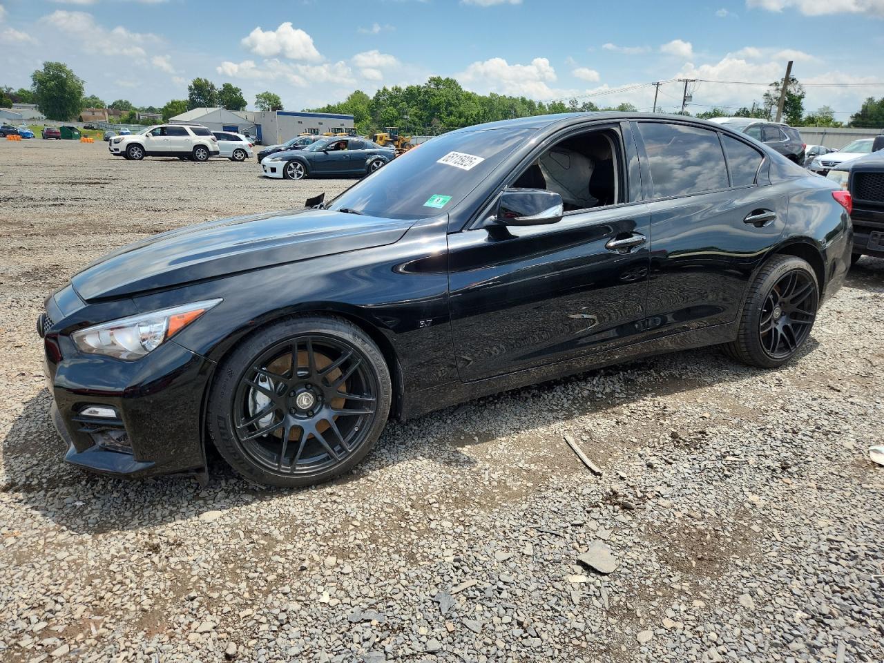 2014 Infiniti Q50 Sport, VIN JN1BV7AR9EM685909 — Front end