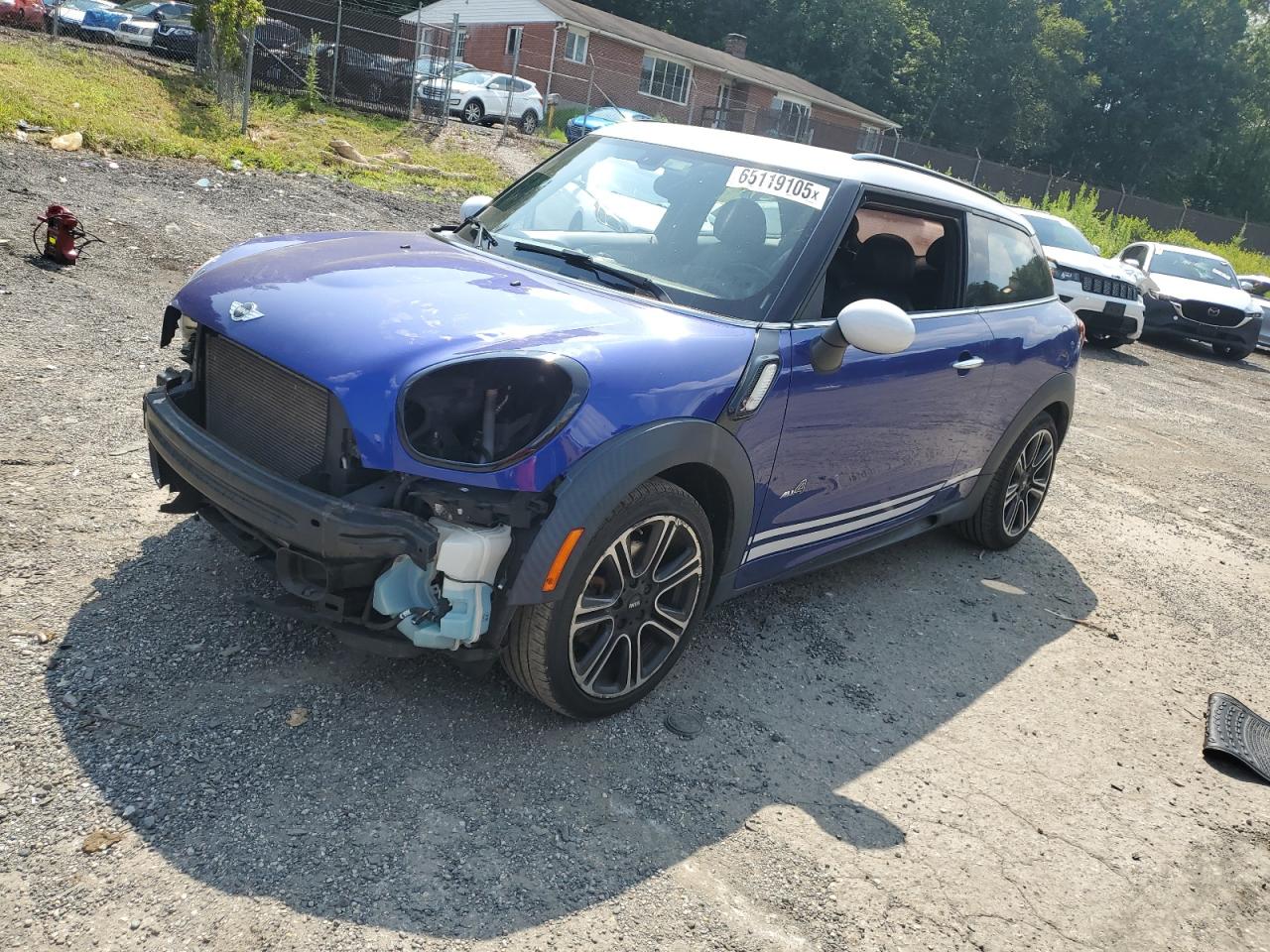 2015 MINI Paceman S, VIN WMWSS7C57FWS45156 — Front end