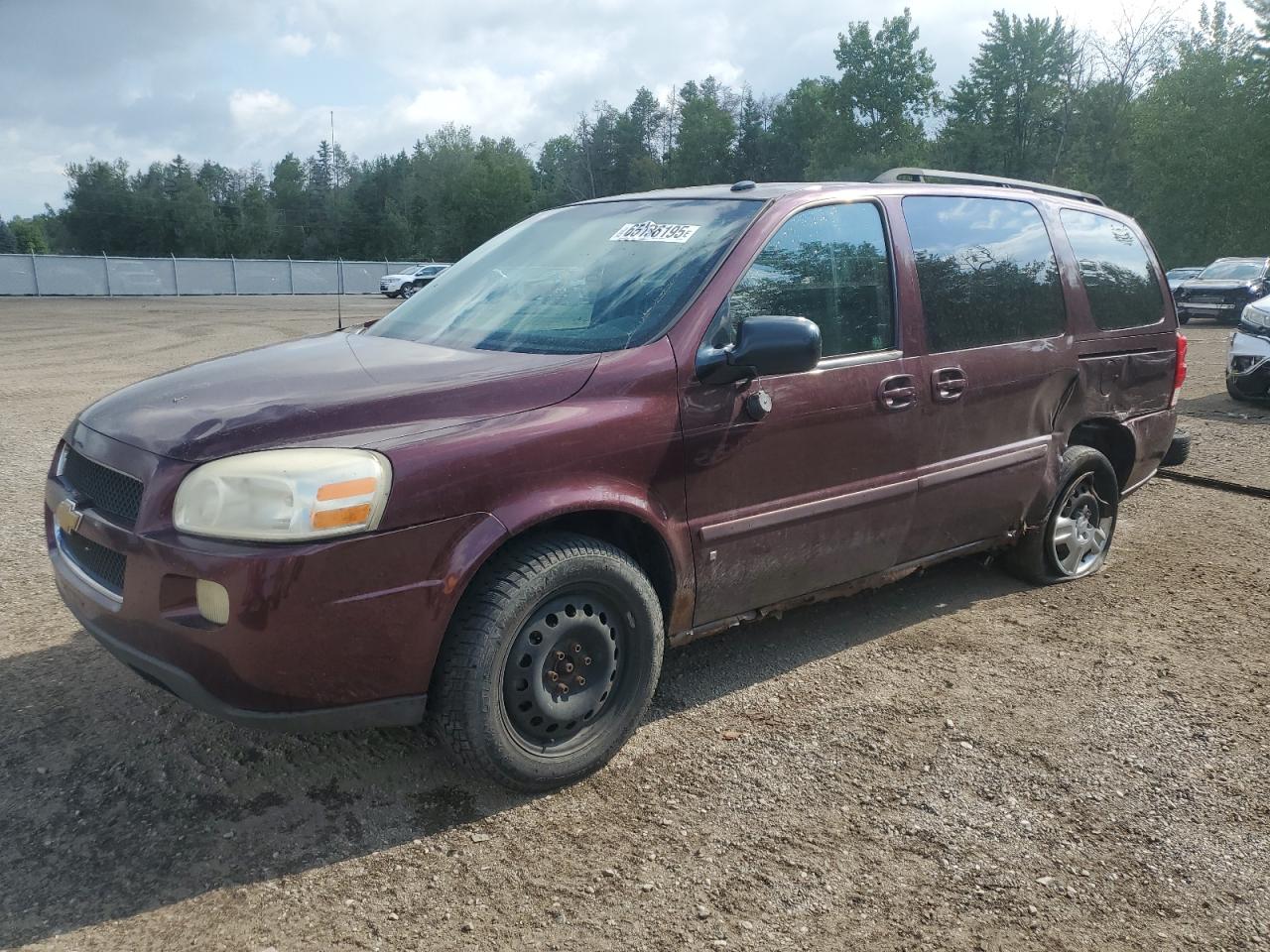 2007 Chevrolet Uplander 2LT, VIN 1GNDV33147D106518 — Rear end