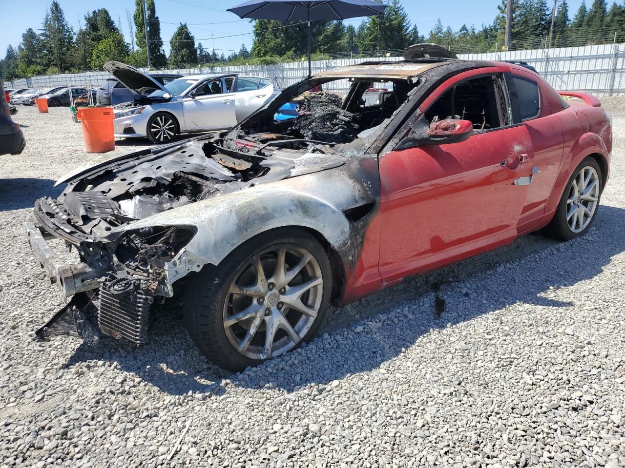2010 Mazda RX-8, VIN JM1FE1CM0A0404546 — Burn
