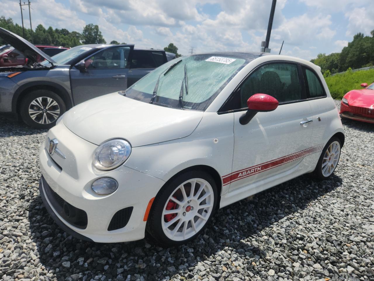 2013 FIAT 500 Abarth, VIN 3C3CFFFH6DT553437 — Water / flood