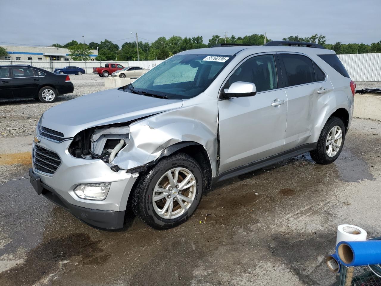 2017 Chevrolet Equinox LT, VIN 2GNALCEK3H1608920 — Front end