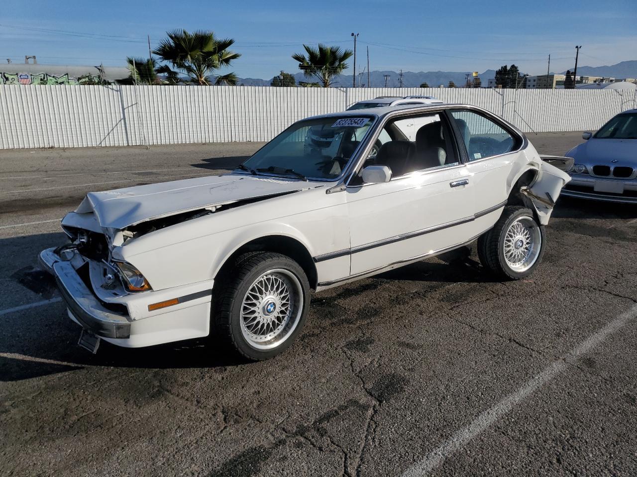 1989 BMW 6 Series, VIN WBAEC8419K3268624 — Rear end