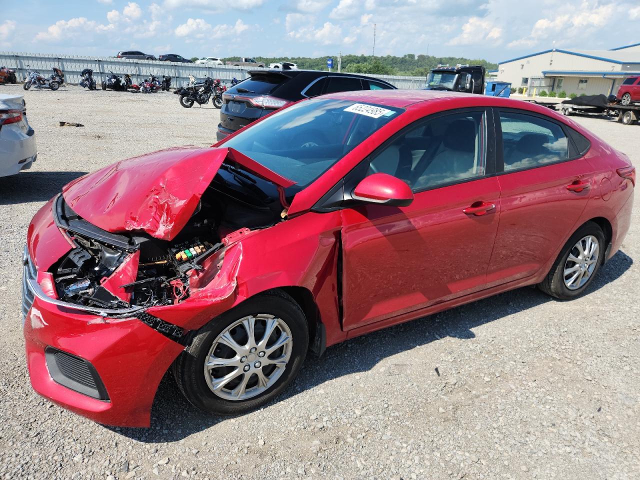2022 Hyundai Accent SE, VIN 3KPC24A60NE171492 — Front end