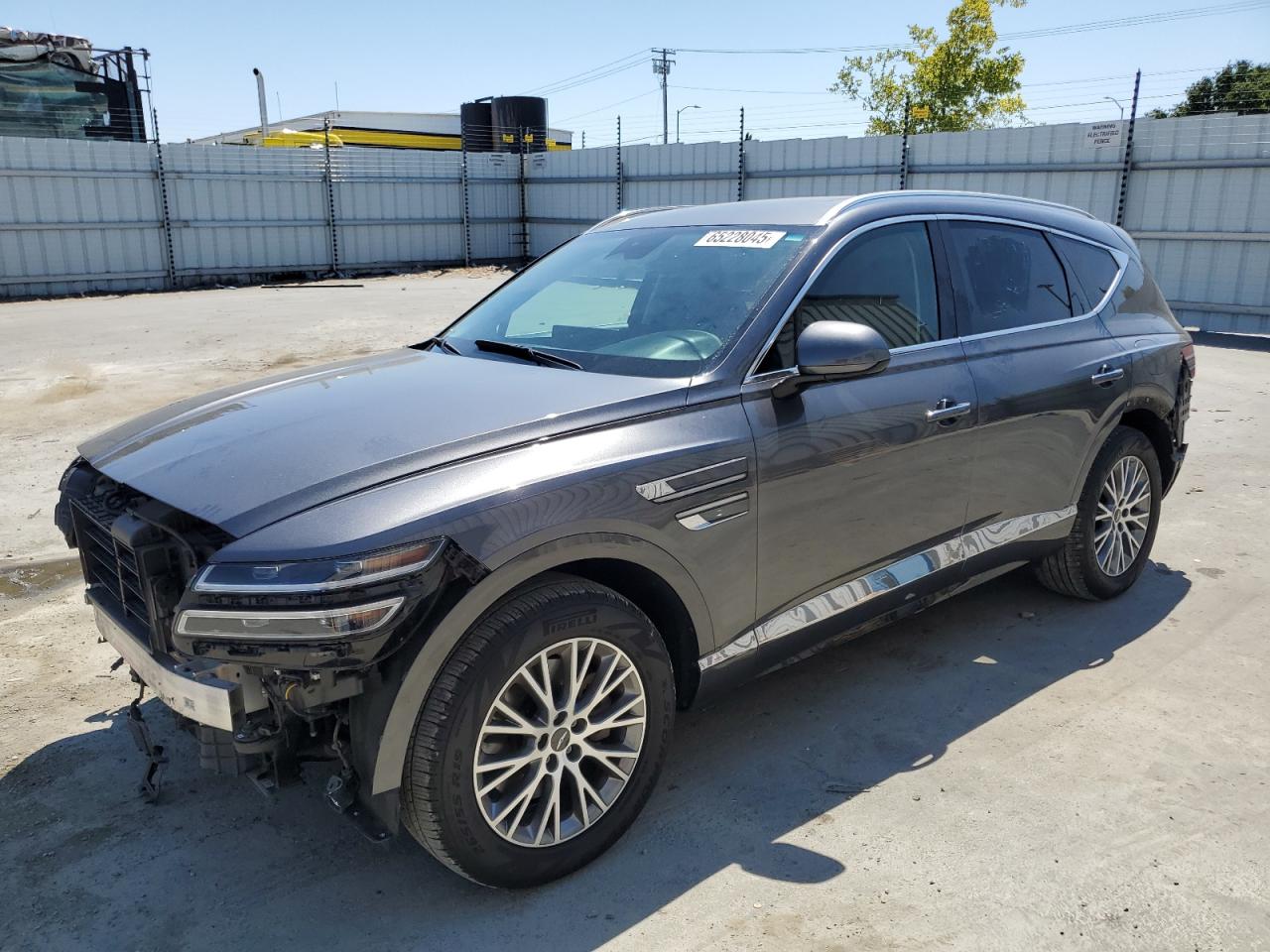 2021 Genesis GV80, VIN KMUHB4SB7MU040137 — Front end