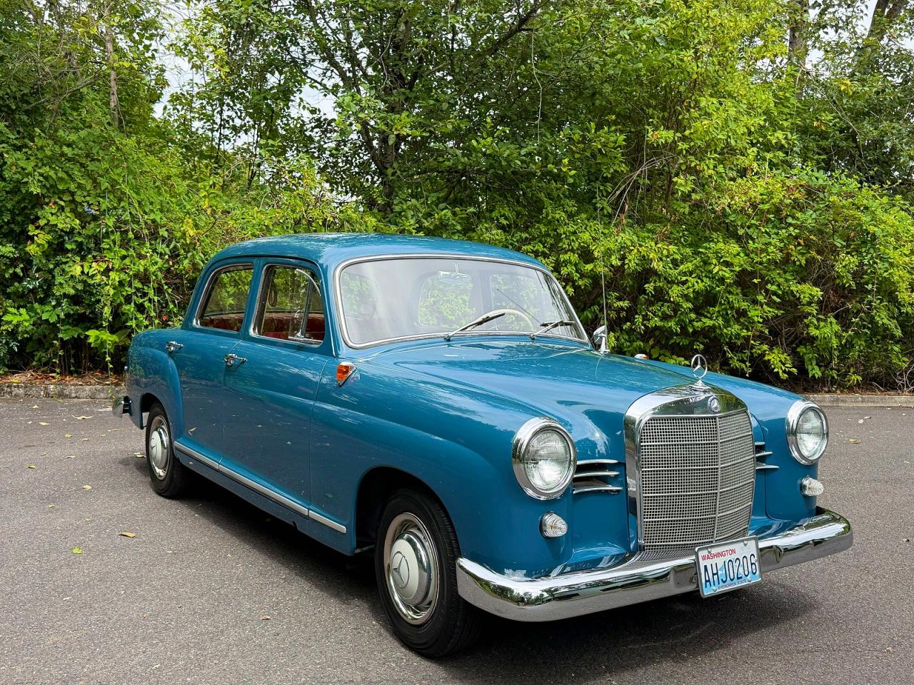 1960 Mercedes-Benz 180, VIN 002029 — Minor dents and scratches