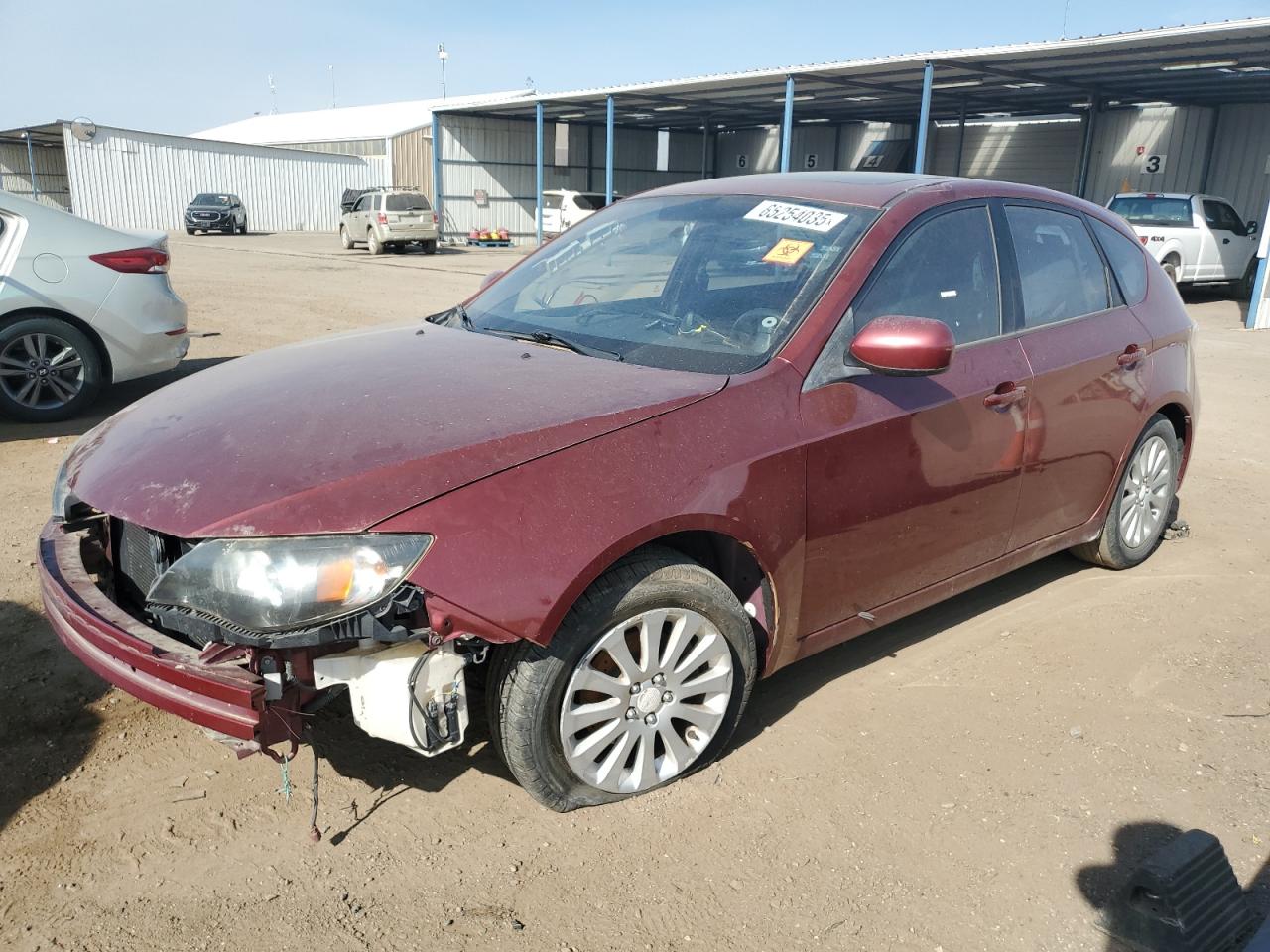 2010 Subaru Impreza i Premium, VIN JF1GH6B69AH828262 — Vandalism
