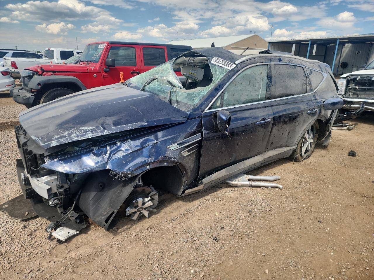 2021 Genesis GV80, VIN KMUHBDSB4MU051922 — Rollover