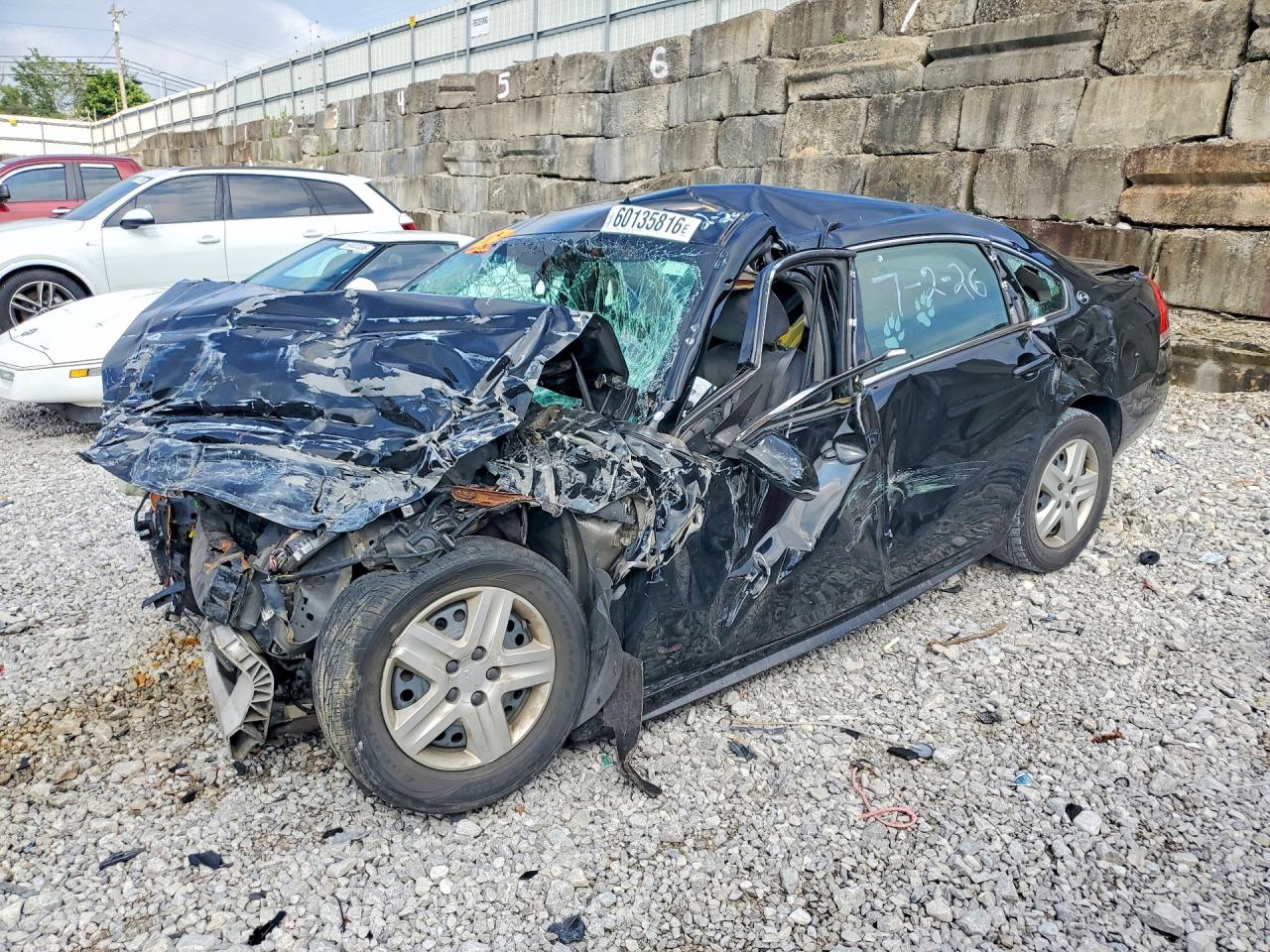 2009 Chevrolet Impala LS, VIN 2G1WB57K691159463 — Front end