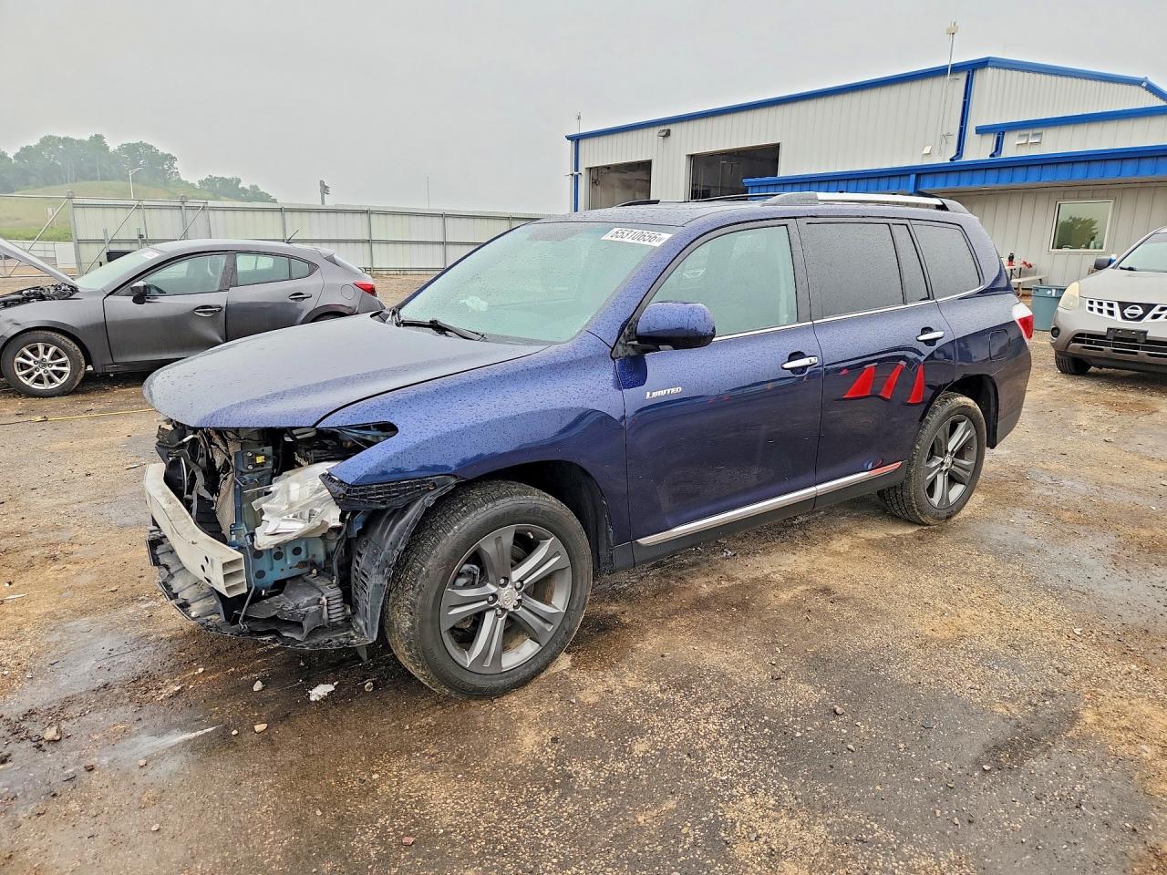 2011 Toyota Highlander Limited, VIN 5TDDK3EH3BS059541 — Перед