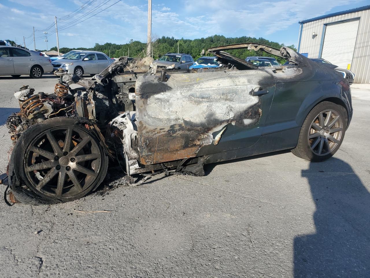 2010 Audi TT, VIN TRUFFAFK6A1020228 — Burn